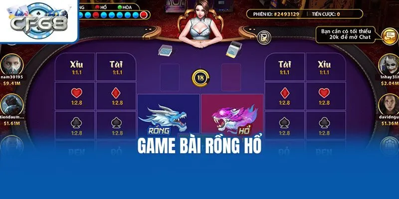 Game bài Rồng Hổ